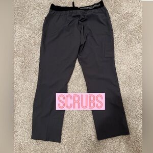 Skechers Pewter color scrubs with drawstring waist, LP